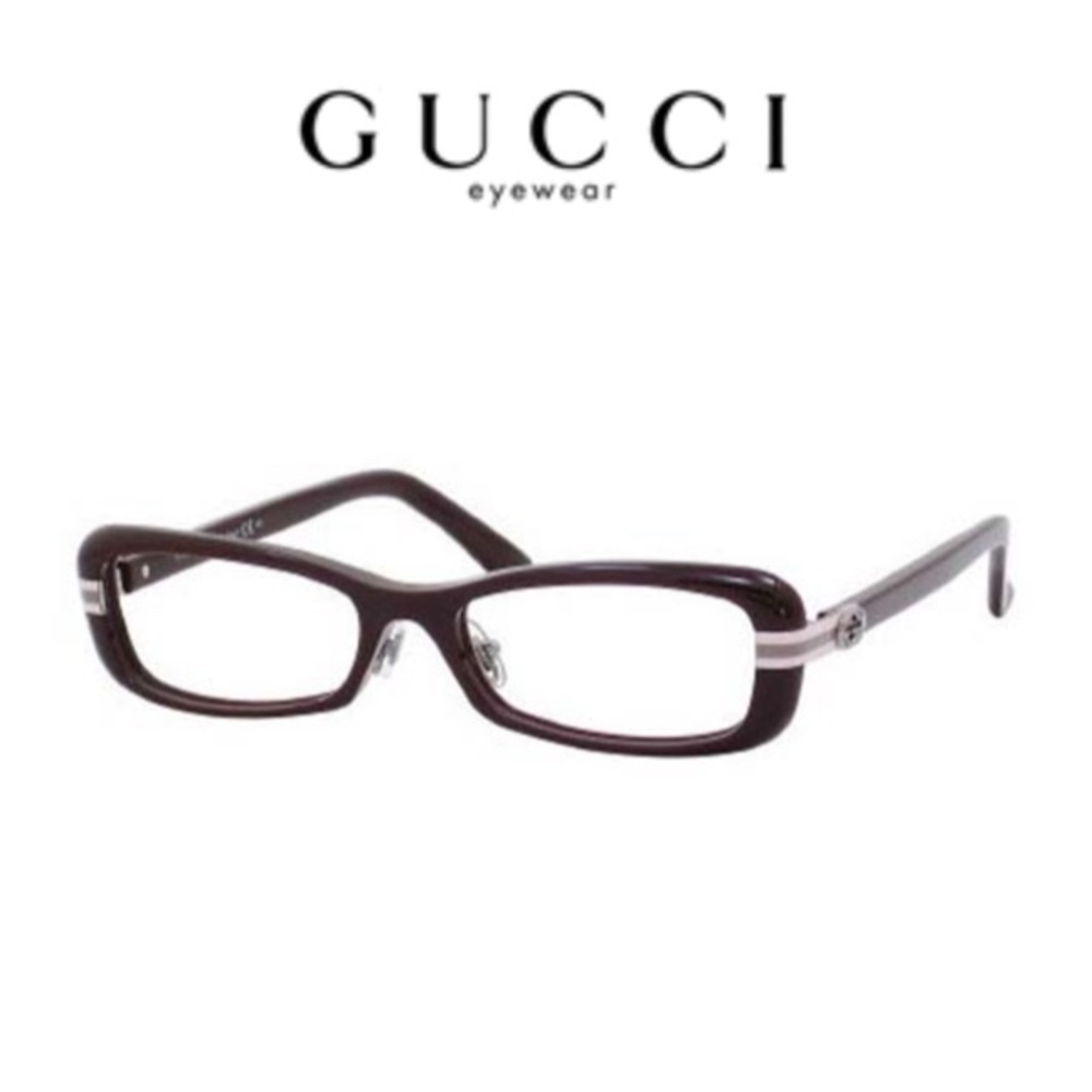 Vintage Y2K Gucci Frames Eyewear Burgundy Pink